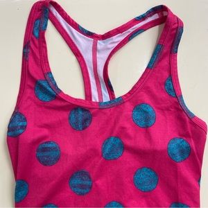 Nike Women’s XS Pink and Blue Dot Active Tank